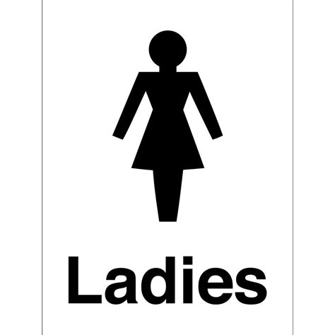 Ladies Room Sign Printable
